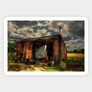 Rats Castle Farm Grain Barn Sticker